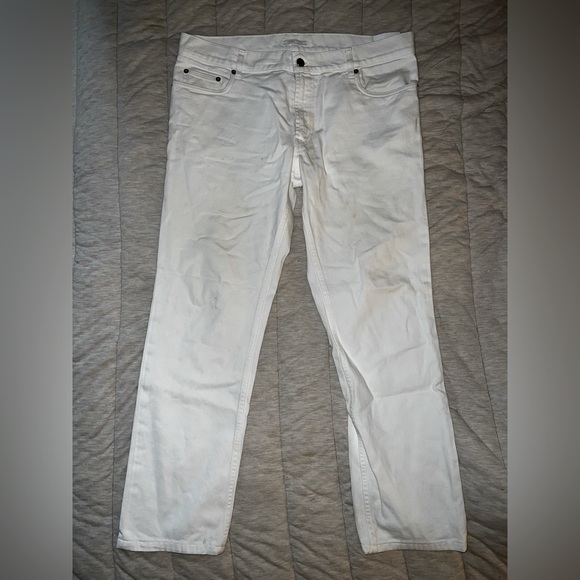 Men’s White Prada Pants - Size 35